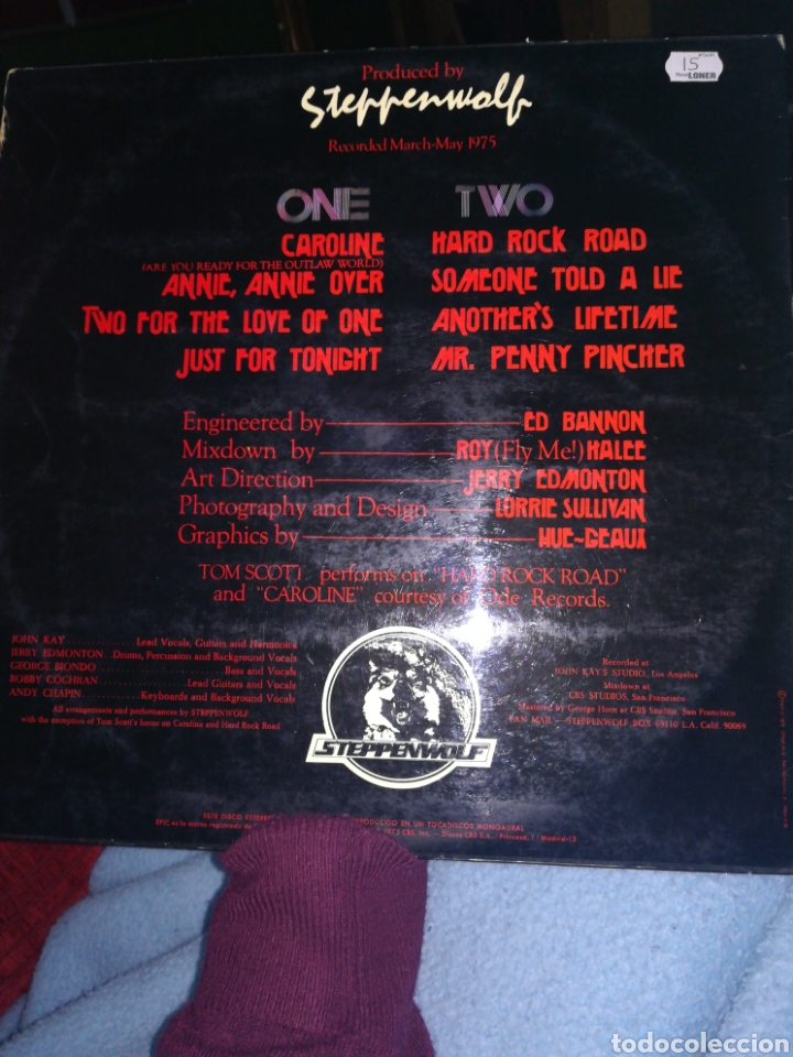 Discos de vinilo: Steppenwolf hour of the wolf - Foto 2