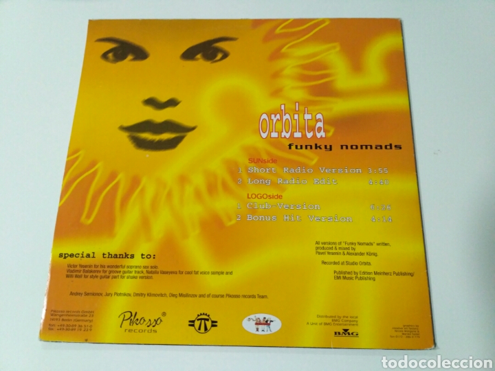 Discos de vinilo: Orbita - Funky nomads - Foto 2