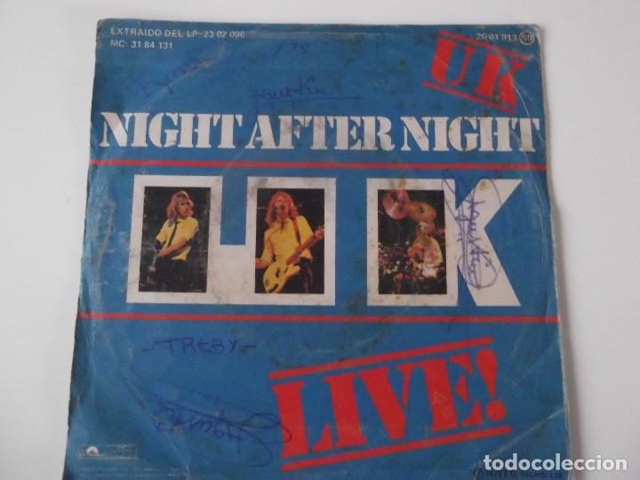Discos de vinilo: UK - Night after night - Foto 2