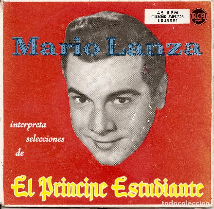 Discos de vinilo: MARIO LANZA Interpreta selecciones de EL PR&Iacute;NCIPE ESTUDIANTE - Foto 1