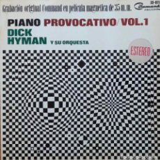 Discos de vinilo: DICK HYMAN, PIANO PROCOCATIVO VOL 1. LP ESPAÑA ORIGINAL CON PORTADA DOBLE Y COMO NUEVO
