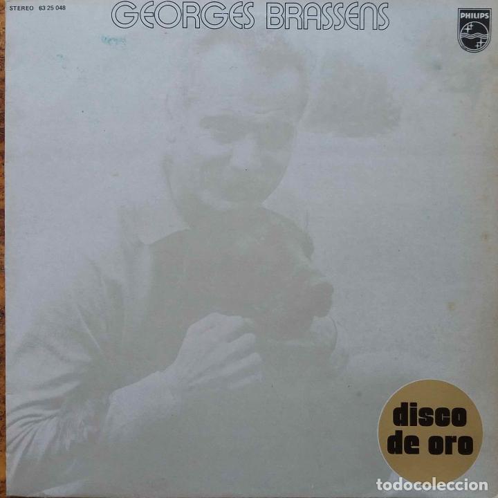 Discos de vinilo: GEORGE BRASSENS, DISCO DE ORO. LP ESPA&Ntilde;A - Foto 1