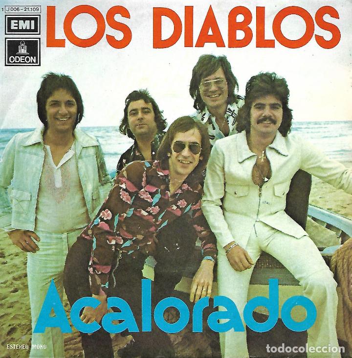 Discos de vinilo: LOS DIABLOS - ACALORADO (EMI-ODEON - 1974) - Foto 1