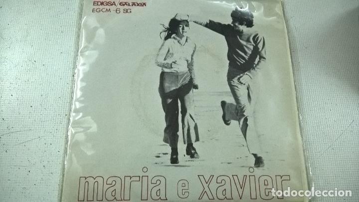 Discos de vinilo: MARIA E XAVIER-BRILA RAIO DA AURORA-SINGLE-EDIGSA-N - Foto 1