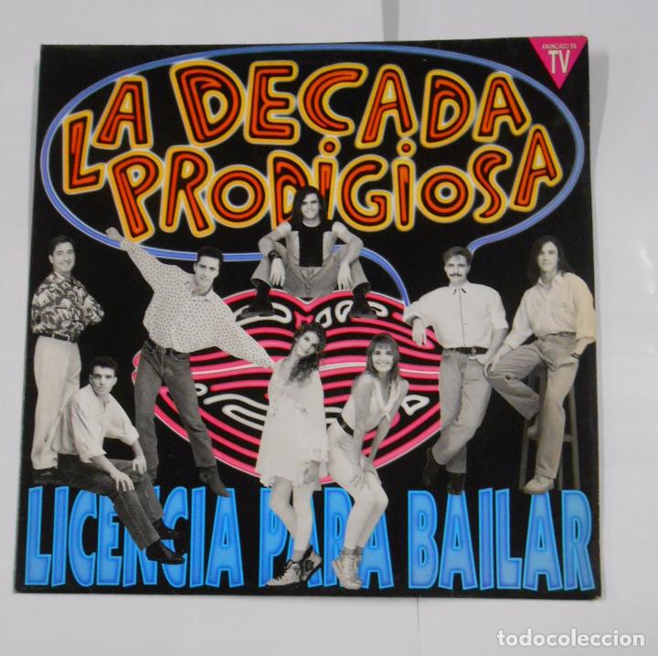 Discos de vinilo: LA DECADA PRODIGIOSA - LICENCIA PARA BAILAR - LP. TDKDA24 - Foto 1