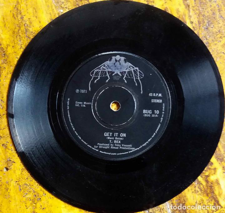 Discos de vinilo: T. REX, GET IT ON / RAW RAMP. SINGLE ORIGINAL UK - Foto 1