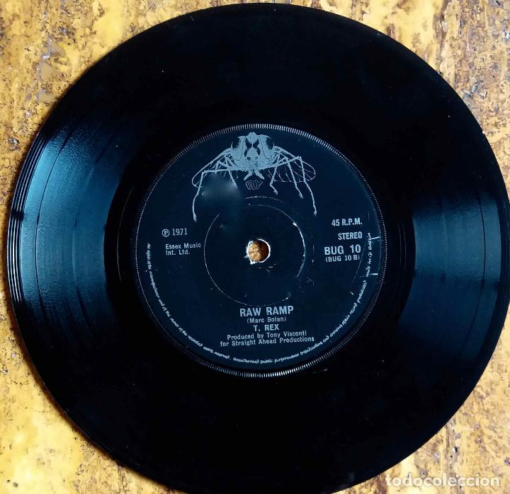 Discos de vinilo: T. REX, GET IT ON / RAW RAMP. SINGLE ORIGINAL UK - Foto 2