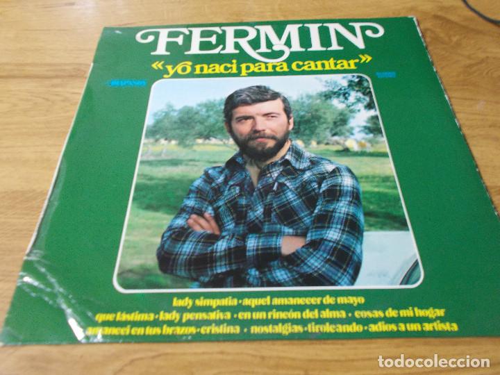 Discos de vinilo: FERMIN. YO NAC&Iacute; PARA CANTAR. - Foto 1