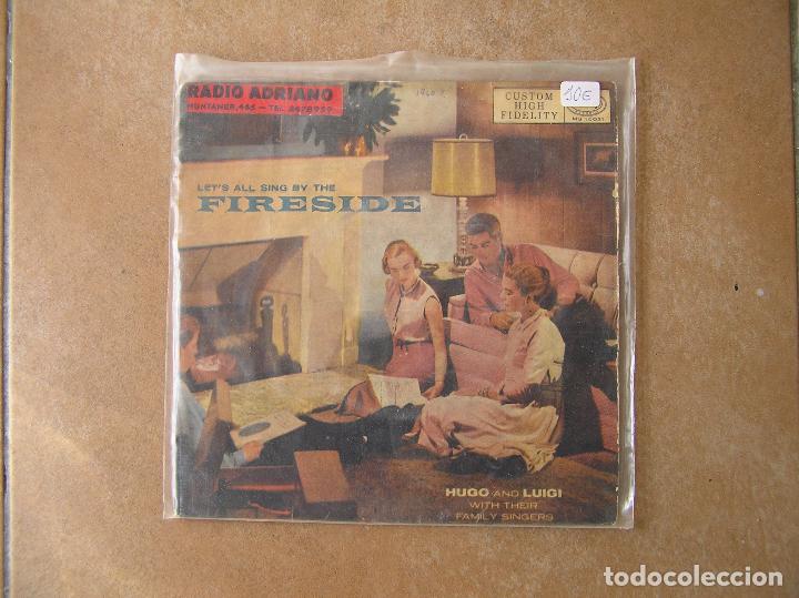 Disques de vinyle: Hugo And Luigi With Their Family Singers &lrm;&ndash; Let's All Sing By The Fireside - MERCURY - SINGLE - LE -