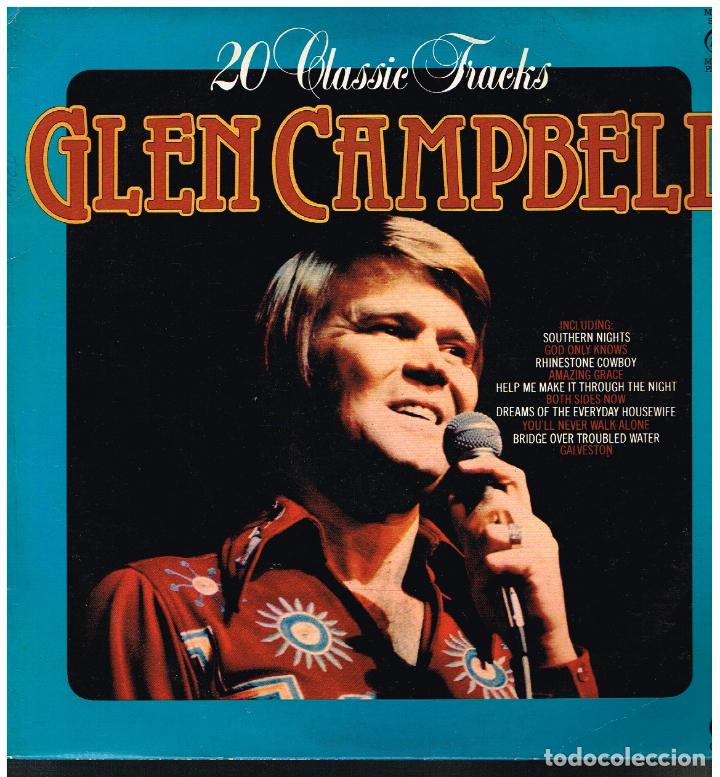Discos de vinilo: GLEN CAMPBELL - 20 CLASSIC TRACKS - LP 1981 - Foto 1