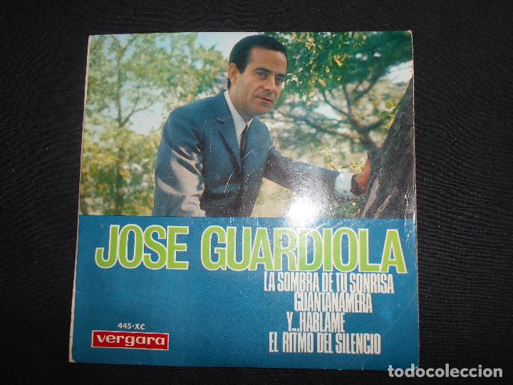 Discos de vinilo: JOSE GUARDIOLA // LA SOMBREA DE TU SONRISA + 3 - Foto 1