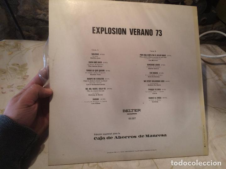 Discos de vinilo: Antiguo disco vinilo explosión verano año 1973 - Foto 2 - 104513859