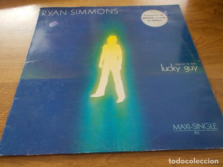 Discos de vinilo: RYAN SIMMONS. LUCKY GUY. MAXI - Foto 1