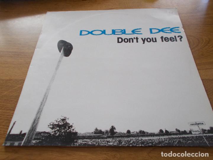 Discos de vinilo: DOUBLE DEE. DON&acute;T YOU FEEL.? MAXI - Foto 1