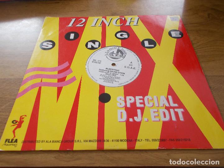 Discos de vinilo: ALBERTINO. FEATURING DAVID SYON.SPECIAL D.J. EDIT.. MAXI - Foto 1
