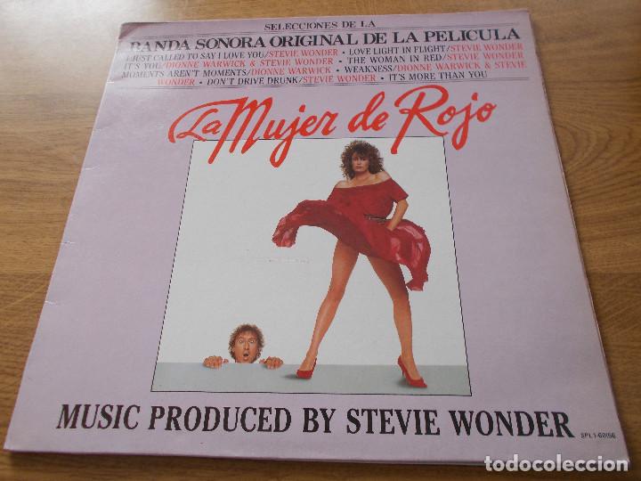 Discos de vinilo: LA MUJER DE ROJO. STEVIE WONDER. - Foto 1