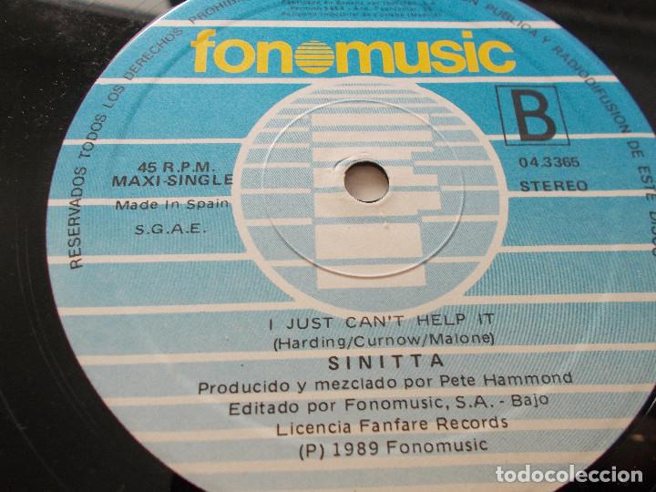 Discos de vinilo: SINITTA. RIGHT BACK WHERE WE STARTED FROM. - Foto 5