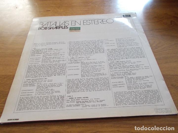 Discos de vinilo: BATALLAS EN ESTEREO. BOB SHARPLES - Foto 2
