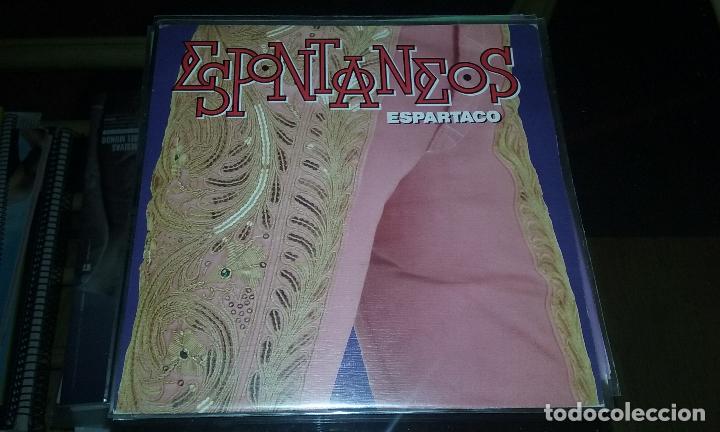 Discos de vinilo: SINGLE ESPONTANEOS. ESPARTACO. PROMO EPIC 1990 - Foto 1