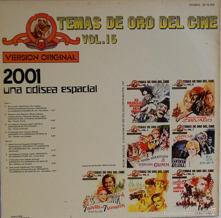 Discos de vinilo: 2001 UNA ODISEA ESPACIAL (1972) - Foto 2