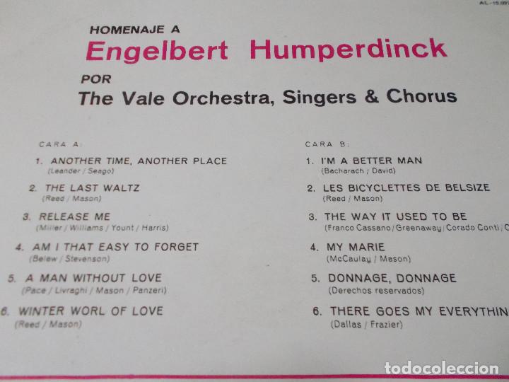 Discos de vinilo: HOMENAJE A ENGELBERT HUMPERDINCK - Foto 3