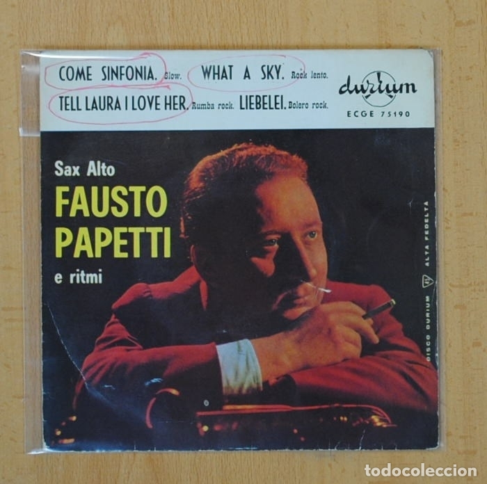Discos de vinilo: FAUSTO PAPETTI - COME SINFONIA + 3 - EP - Foto 1