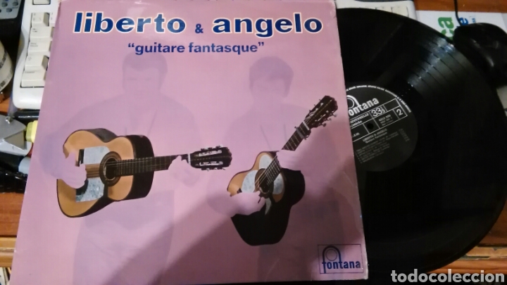 Disques de vinyle: Liberto & angelo lp guitare fantasque.francia