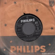 Discos de vinilo: YVES MONTAND - LA BICYCLETTE - JE ME SOUVIENS - SINGLE PHILIPS DE 1968 RF-3321