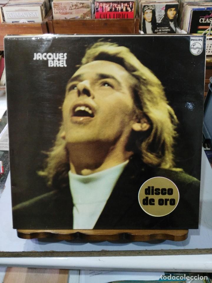 Discos de vinilo: Jacques Brel - Disco de Oro - LP. del sello Philips de 1973 - Foto 1