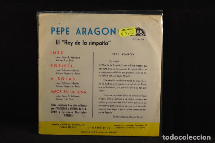 Discos de vinilo: PEPE ARAGON - IMBU +3 - EP - Foto 2