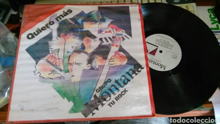 Disques de vinyle: Montana lp quiero mas pop rock de mexico.1985