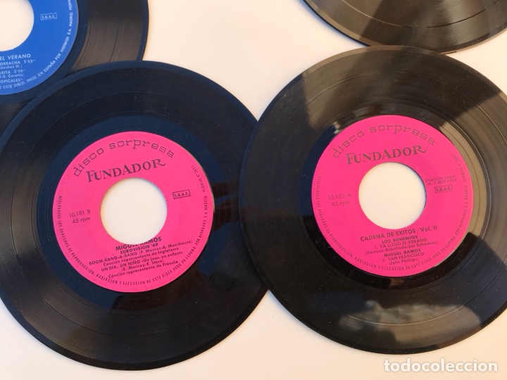 Discos de vinilo: 7 discos sorpresa FUNDADOR - Foto 4