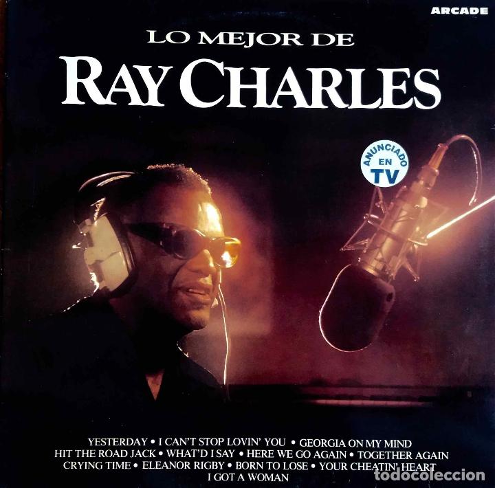 Discos de vinilo: RAY CHARLES, LO MEJOR DE. LP ESPA&Ntilde;A - Foto 1
