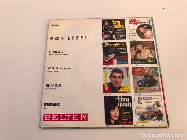 Discos de vinilo: ROY ETZEL 1965 - Foto 2