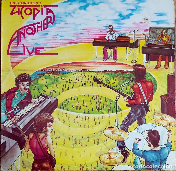 Discos de vinilo: TODD RUNDGREN. UTOPIA, ANOTHER LIVE. LP BENELUX - Foto 1