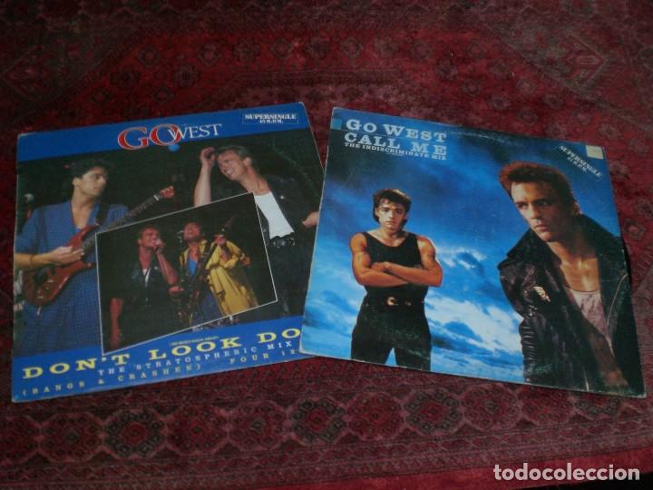 Discos de vinilo: Lote 2 maxis de Go West en excelente estado - Foto 1