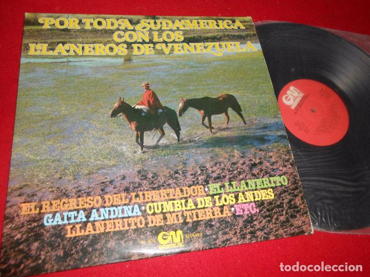 Discos de vinil: POR TODA SUDAMERICA CON LOS LLANEROS DE VENEZUELA LP 1977 GRAMUSIC SPAIN