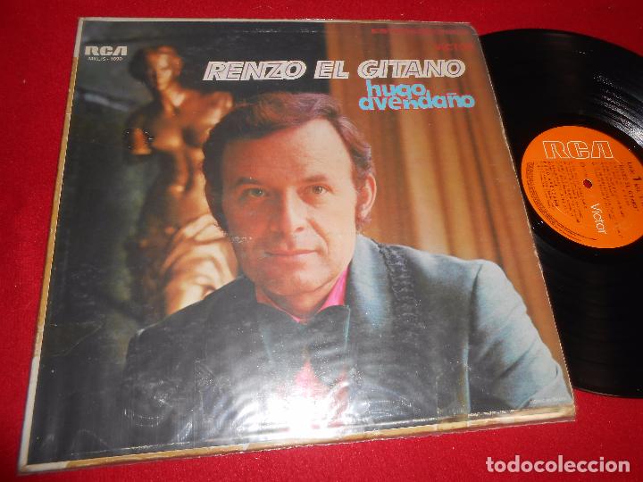 Discos de vinilo: HUGO AVENDA&Ntilde;O RENZO EL GITANO LP RCA MEXICO - Foto 1