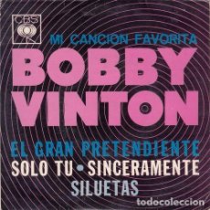 Discos de vinilo: BOBBY VINTON - THE GREAT PRETENDER - EP DE 4 CANCIONES MUY RARO DE VINILO MEJICANO. Lote 104725711