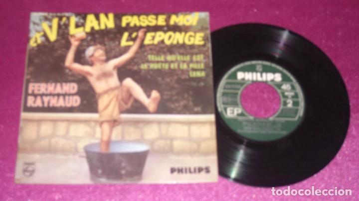Discos de vinilo: FERNAND RAYNAUD EP FRANCIA PHILIPS - Foto 2