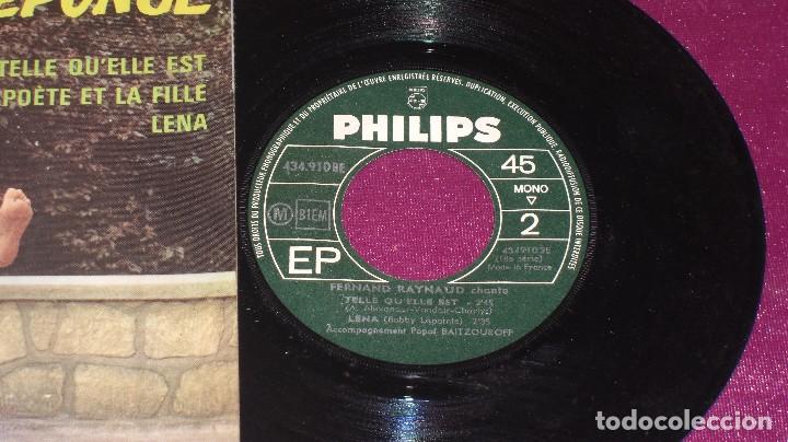 Discos de vinilo: FERNAND RAYNAUD EP FRANCIA PHILIPS - Foto 3