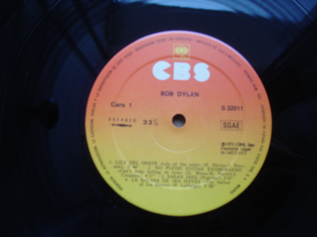 Discos de vinilo: Bob Dylan   Dylan - Foto 4