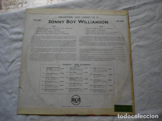 Discos de vinilo: Sonny Boy Williamson Jazz Classics N&deg; 17 - Foto 2