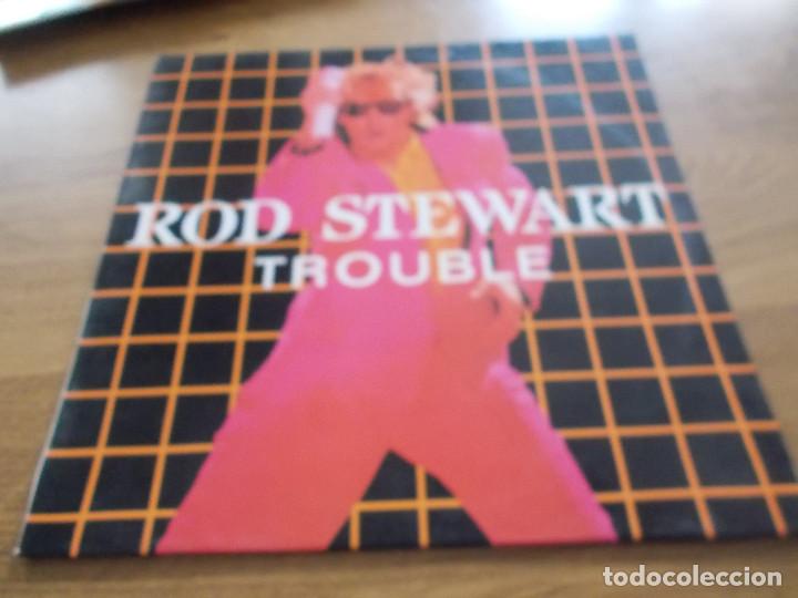 Discos de vinilo: ROD STEWART. TROUBLE - Foto 1