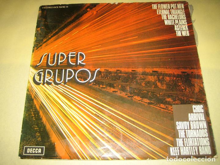 Discos de vinilo: SUPER GRUPOS - DOBLE LP - ED. ESPA&Ntilde;OLA 1971