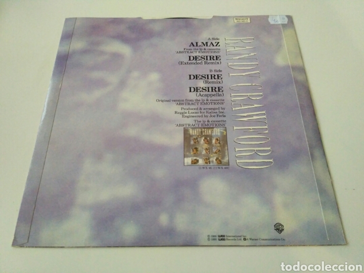 Discos de vinilo: Randy Crawford&nbsp;-&nbsp;Almaz / Desire - Foto 2
