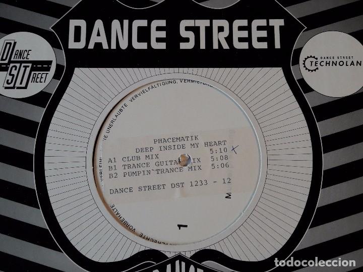 Discos de vinilo: Phacematik - Deep Inside My Heart - 1994 - Foto 1