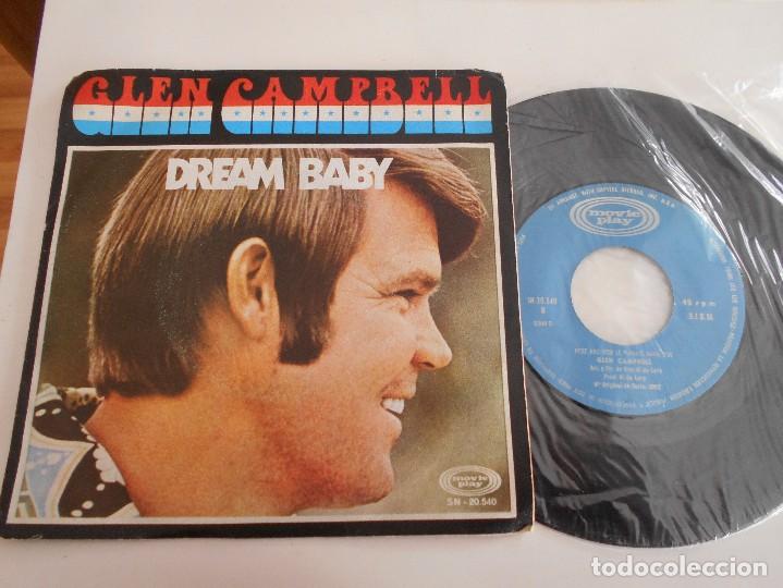 Discos de vinilo: GLEN CAMPBELL-SINGLE DREAM BABY - Foto 1