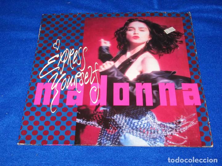 Discos de vinilo: MADONNA - EXPRESS YOURSELF - MAXISINGLE 1989 - Foto 3