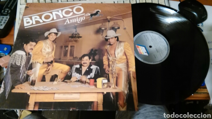 Discos de vinilo: Bronco lp amigo espa&ntilde;a 1991 - Foto 1